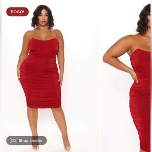 Plus Size Red Dress